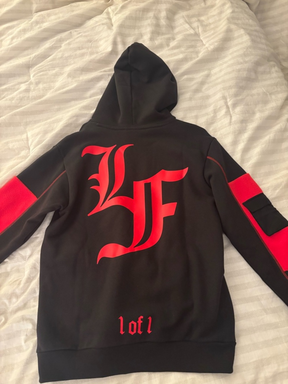 Puma x LaFrance Cargo Hoodie Black/Red Size S